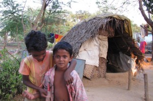 Irula children live in very poor condition